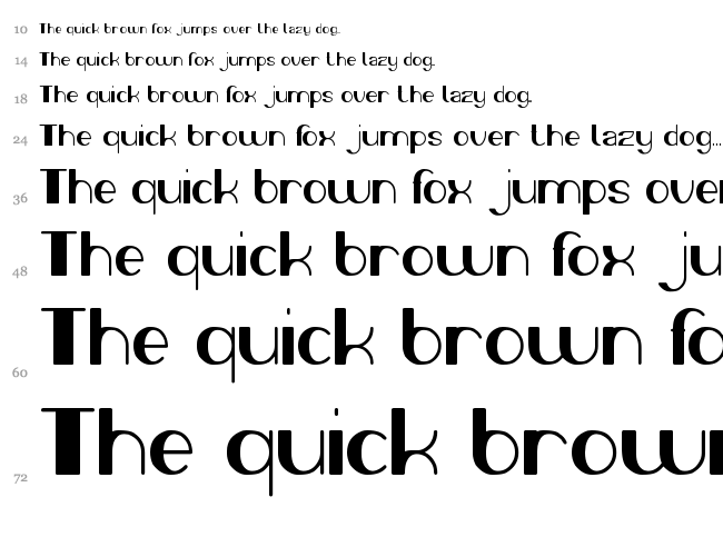 Morning Sunshine font waterfall